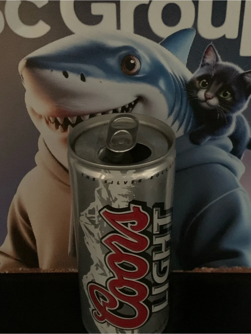 Vintage Beer Can Coors Light The Silver Bullet 8Oz Can Tab Empty Aluminum